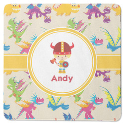 Dragons Square Rubber Backed Coaster (Personalized)