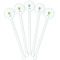 Dragons White Plastic 5.5" Stir Stick - Fan View