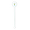 Dragons White Plastic 5.5" Stir Stick - Round - Single Stick