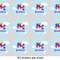 Girl Flying on a Dragon 1" Multipurpose Round Labels - Sheet