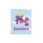Girl Flying on a Dragon Posters - Matte - 16x20 (Personalized)