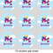 Girl Flying on a Dragon 2" Multipurpose Round Labels - Sheet