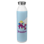 Girl Flying on a Dragon 20oz Stainless Steel Water Bottle - Full Print (Personalized)