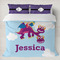 Girl Flying on a Dragon Bedding Set- King Lifestyle - Duvet