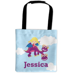 Girl Flying on a Dragon Auto Back Seat Organizer Bag (Personalized)