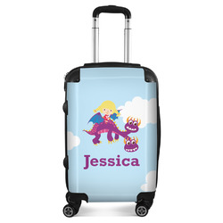 Girl Flying on a Dragon Suitcase (Personalized)