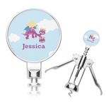 Girl Flying on a Dragon Corkscrew (Personalized)