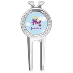 Girl Flying on a Dragon Golf Divot Tool & Ball Marker (Personalized)