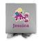 Girl Flying on a Dragon Gift Boxes with Magnetic Lid - Silver - Approval