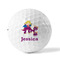 Girl Flying on a Dragon Golf Balls - Titleist - Set of 3 - FRONT