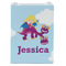 Girl Flying on a Dragon Jewelry Gift Bag - Matte - Front