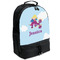 Girl Flying on a Dragon Large Backpack - Black - Angled View