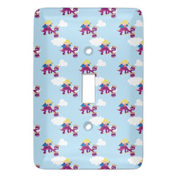 Girl Flying on a Dragon Light Switch Cover (Single Toggle)