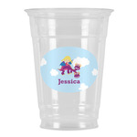 Girl Flying on a Dragon Party Cups - 16oz (Personalized)