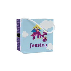 Girl Flying on a Dragon Party Favor Gift Bags - Gloss (Personalized)