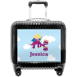 Girl Flying on a Dragon Pilot / Flight Suitcase (Personalized)