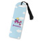 Girl Flying on a Dragon Plastic Bookmarks - Front