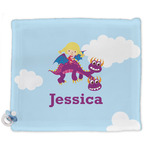 Girl Flying on a Dragon Security Blanket (Personalized)