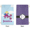 Girl Flying on a Dragon Small Laundry Bag - Front & Back View