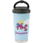 Girl Flying on a Dragon Stainless Steel Coffee Tumbler (Personalized)