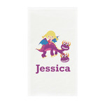 Girl Flying on a Dragon Guest Paper Towels - Full Color - Standard (Personalized)