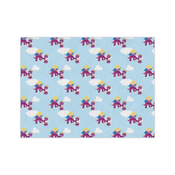 Custom Girl Flying on a Dragon Medium Tissue Papers Sheets - Lightweight