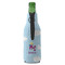 Girl Flying on a Dragon Zipper Bottle Cooler - BACK (bottle)