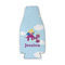 Girl Flying on a Dragon Zipper Bottle Cooler - FRONT (flat)