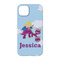 Girl Flying on a Dragon iPhone 14 Case - Back