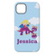 Girl Flying on a Dragon iPhone 14 Plus Tough Case - Back