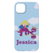 Girl Flying on a Dragon iPhone 14 Pro Max Case - Back