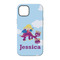 Girl Flying on a Dragon iPhone 14 Pro Tough Case - Back