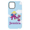 Girl Flying on a Dragon iPhone 15 Plus Tough Case - Back