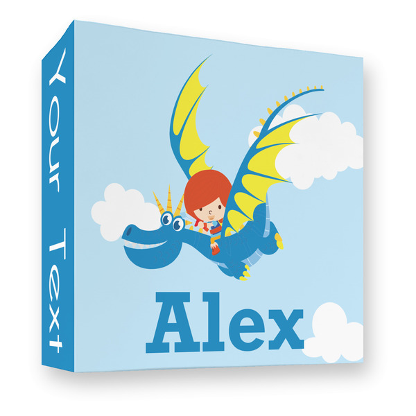 Custom Flying a Dragon 3 Ring Binder - Full Wrap - 3" (Personalized)