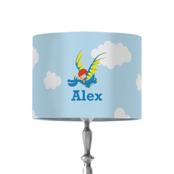 Flying a Dragon 8" Drum Lamp Shade - Fabric (Personalized)