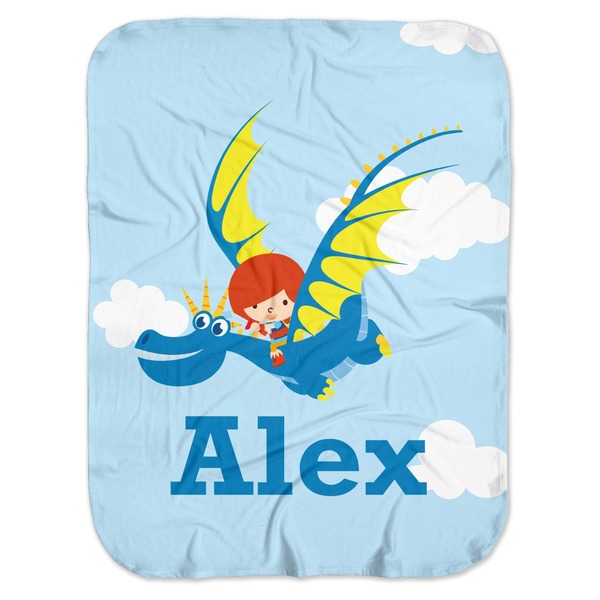 Custom Flying a Dragon Baby Swaddling Blanket (Personalized)