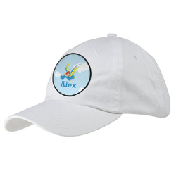 Flying a Dragon Baseball Cap - White (Personalized)