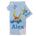 Flying a Dragon Bath Towel Set - 3 Pcs (Personalized)