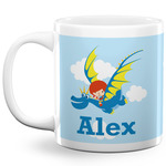 Flying a Dragon 20 Oz Coffee Mug - White (Personalized)