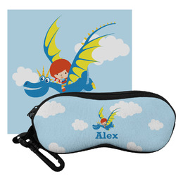 Flying a Dragon Eyeglass Case & Cloth (Personalized)