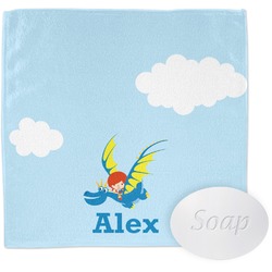 Flying a Dragon Washcloth (Personalized)