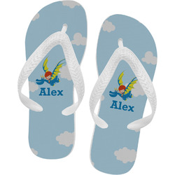 Flying a Dragon Flip Flops - Medium (Personalized)