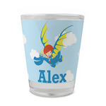 Flying a Dragon Glass Shot Glass - 1.5 oz - Single (Personalized)