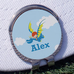 Flying a Dragon Golf Ball Marker - Hat Clip