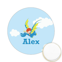 Flying a Dragon Printed Cookie Topper - 2.15" (Personalized)