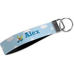 Flying a Dragon Wristlet Webbing Keychain Fob (Personalized)