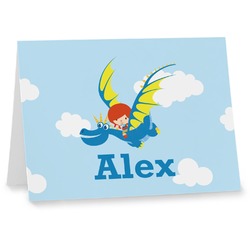 Flying a Dragon Note cards (Personalized)
