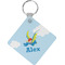 Flying a Dragon Personalized Diamond Key Chain