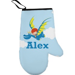 Flying a Dragon Right Oven Mitt (Personalized)