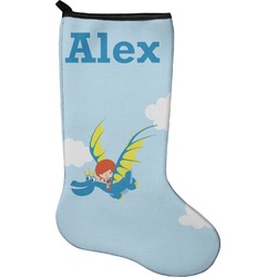 Flying a Dragon Holiday Stocking - Neoprene (Personalized)